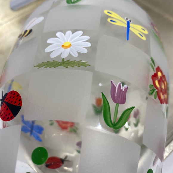 Lenox Nature’s Splendor Hand Painted Glass Vase - Picture 4 of 12